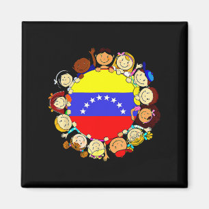 Imán Mes de la herencia hispánica Venezuela Niños venez