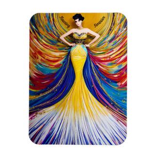 Imán Mes de la Historia de la Mujer, Mujer Elegante Imá