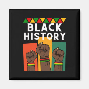 Imán Mes de la Historia Negra 2025 Afroamericano Para H