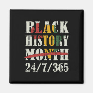 Imán Mes de la Historia Negra 247365 Con Bandera del Ma