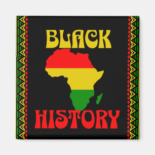 Imán Mes de la Historia Negra, afroamericano