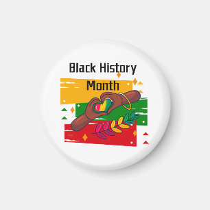 Imán Mes de la Historia Negra celebrando el auge juntos