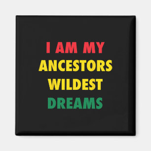 Imán Mes de la Historia Negra Colores Africanos Camiset