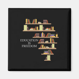 Imán Mes de la Historia Negra Educación Es Libertad Pro