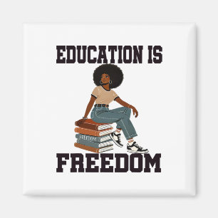 Imán Mes de la Historia Negra Educación Es Libertad Pro