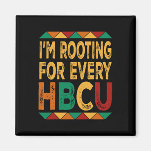 Imán Mes de la Historia Negra Hbcu Estoy Apoyando a Cad