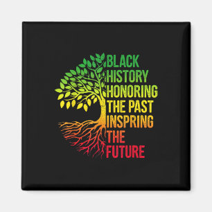 Imán Mes de la historia negra honrando el futuro inspir