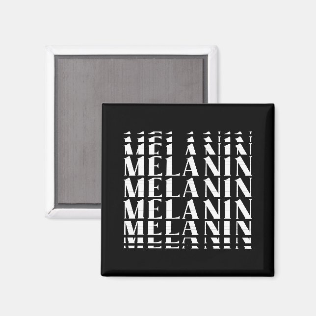 Imán Mes de la Historia Negra Junio 1999 Melanin (Anverso/Reverso)