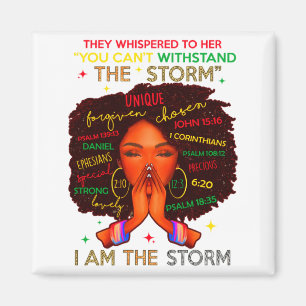 Imán Mes de la Historia Negra Mujer Africana Afro Soy L