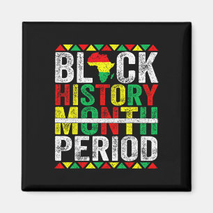 Imán Mes de la Historia Negra Periodo Afroamericano Neg