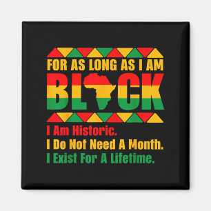 Imán Mes de la historia negra por cuanto orgullo negro