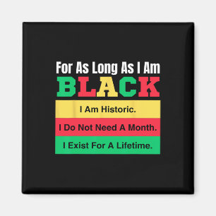 Imán Mes de la Historia Negra Por Tanto Tiempo Como Est