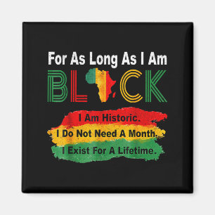 Imán Mes de la historia negra por tanto tiempo como org