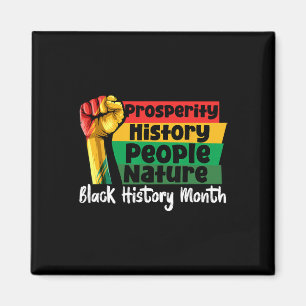 Imán Mes de la Historia Negra Puño Mano Prosperidad Afr