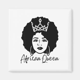 Imán Mes de la Historia Negra Reina Africana Reina Negr