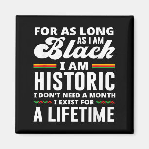 Imán Mes de la Historia Negra Soy Histórico 