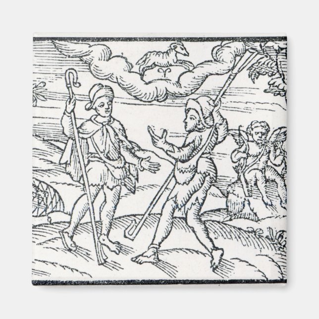 Imán Mes de marzo, de 'The Shepheardes Calender' (Frente)
