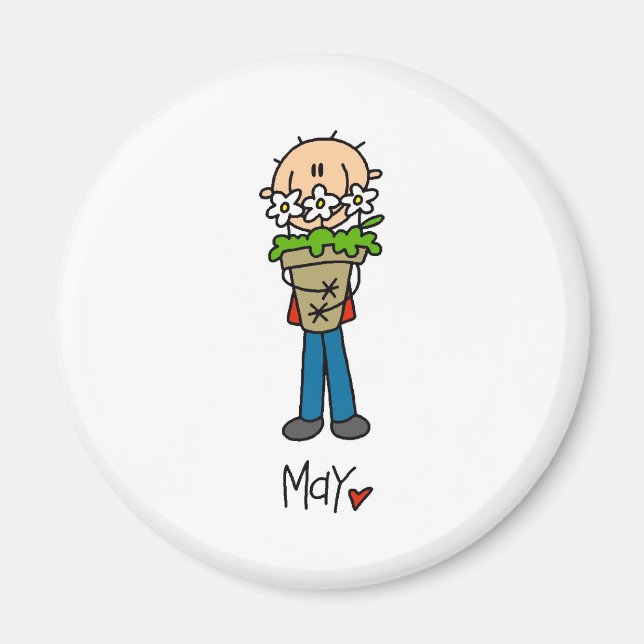 Imán Mes de mayo (Frente)