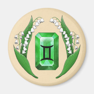 Imán Mes de nacimiento Mayo Gemini