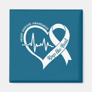 Imán Mes de salud del corazón enfermedad cardíaca chd c