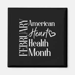 Imán Mes de Salud Febrero Salud Cardíaca Estadounidense
