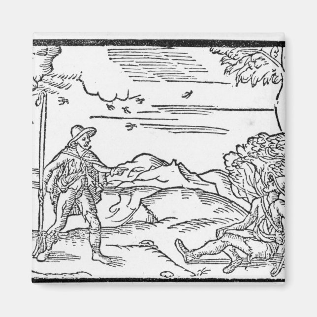 Imán Mes de septiembre "El Calendador de los Shephearde (Frente)