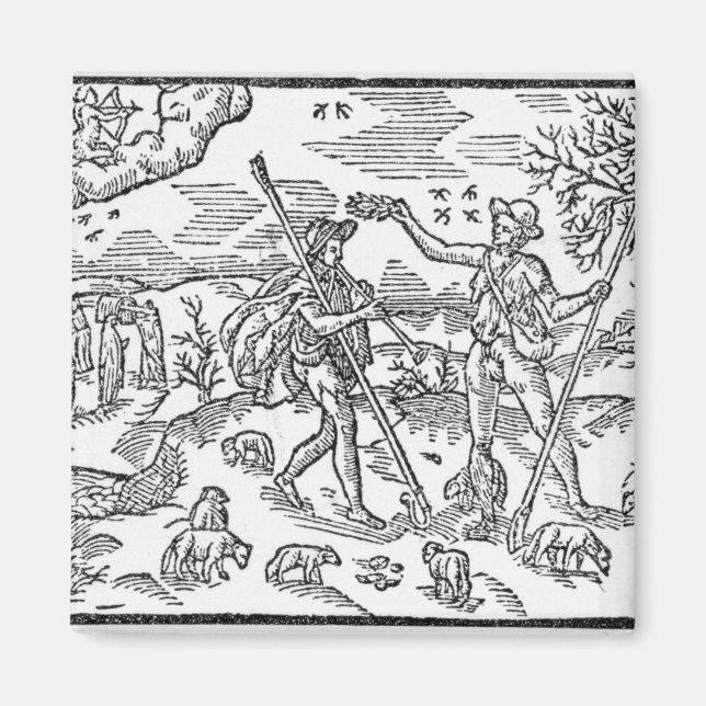 Imán Mes de septiembre "El Calendador de los Shephearde (Frente)