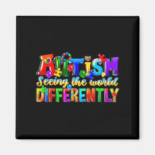 Imán Mes del Autismo Día Mundial de Concienciación sobr