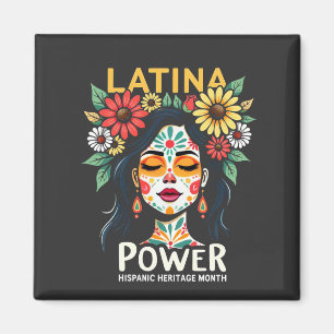 Imán Mes del Patrimonio Hispano de Latina Power