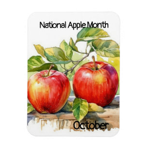 Imán Mes nacional de Apple de octubre