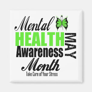 Imán Mes nacional de la conciencia de la salud mental