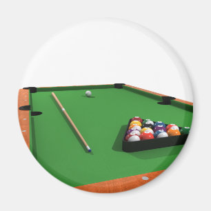 Imán Mesa de billar en Green Felt Billiards:
