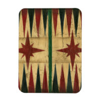 Mesa de juego de Backgammon antiguo de Ethan Harpe