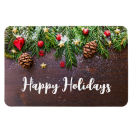 Imán Mesa de Navidades rusos con pino y nieve