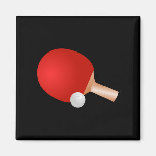 Imán Mesa de ping pong, pádel y bola