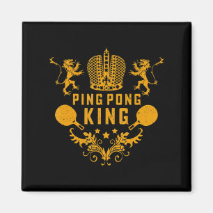 Imán Mesa De Tenis King Fun Ping Pong Regalo Y Mesa Spo