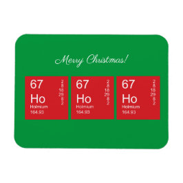 Imán Mesa periódica Red and Green Ho Ho Ho Ho