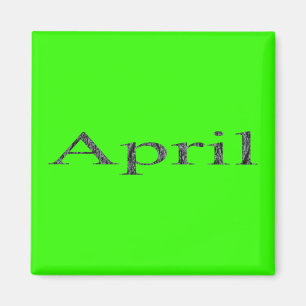 Imán Meses del año - abril