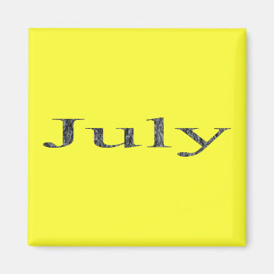 Imán Meses del año - julio