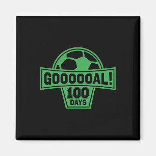 Imán ¡Meta! 100 días de fútbol escolar 100º día de escu