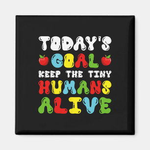 Imán Meta del día Mantener vivos a los humanos diminuto