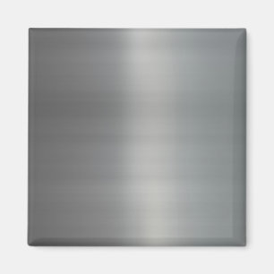 Imán Metal cepillado con clase texturizado