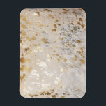 Imán Metálico de impresión de Piel de vaca de oro<br><div class="desc">Este hermoso imán de piel de vaca metálico dorado, le aportará un estilo magnífico a sus regalos. También puede personalizarlo añadiendo su propio monograma o fotografía para todas las ocasiones especiales de su vida para usted y sus seres queridos (cumpleaños, fiesta, día de San Valentín, Navidades... ) Echa un vistazo...</div>