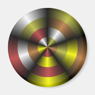 Imán metálico del extracto de la mirada