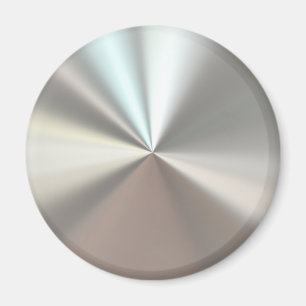 Imán Metalizado de plata artificial