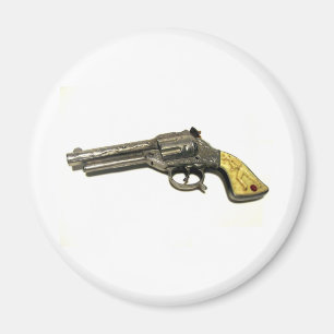 Imán Metalizado pistola de juguete
