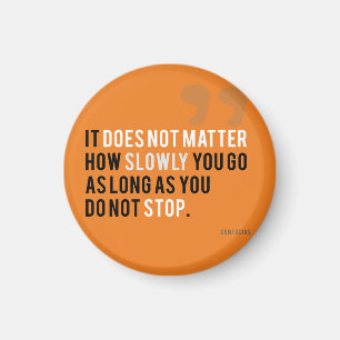 Imán metas de sueños de citas motivacionales confuciana