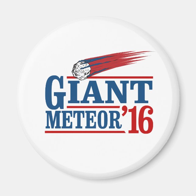 Imán Meteorito Gigante 2016 (Frente)