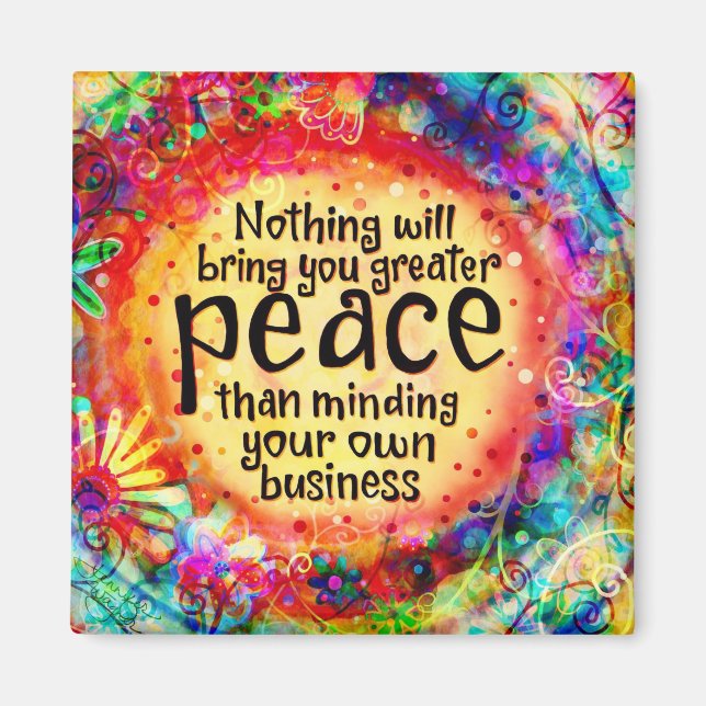 Imán Métete en su propio negocio artístico (Frente)