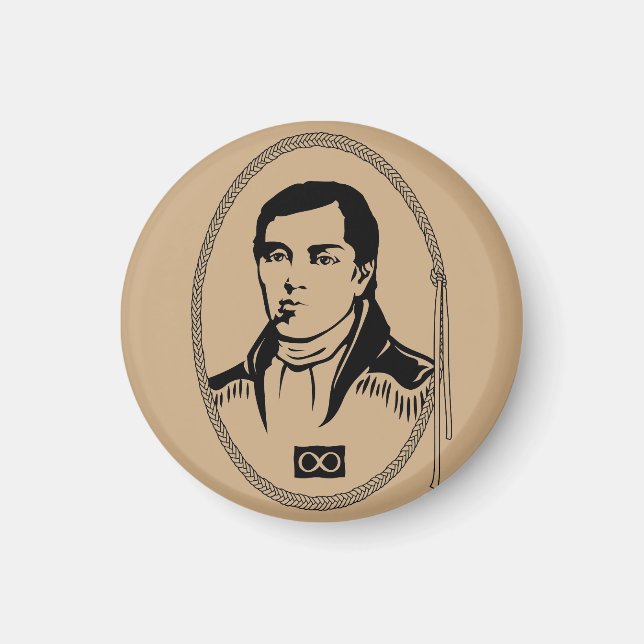 Imán Metis Fridge Magnet Metis Hero Cuthbert Grant Rega (Frente)